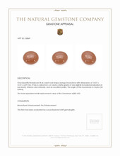 8.46 Ct. Cabochon Moonstone from Ceylon (Sri Lanka) Appraisal