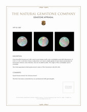 4.80 Ct. Cabochon Crystal/Jelly Opal from Australia Appraisal