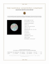 4.80 Ct. Multi Color Cabochon Crystal Opal (Jelly Opal) from Australia Scan Report