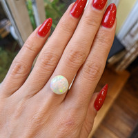 4.80 Ct. Cabochon Crystal/Jelly Opal from Australia Life Style