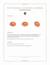 9.44 Ct. Cabochon Moonstone from Ceylon (Sri Lanka) Appraisal