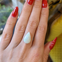 4.17 Ct. Cabochon White Opal from Australia Life Style