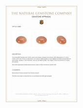 10.00 Ct. Cabochon Moonstone from Ceylon (Sri Lanka) Appraisal