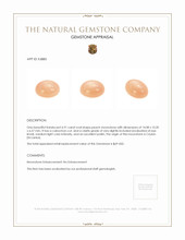 6.91 Ct. Cabochon Moonstone from Ceylon (Sri Lanka) Appraisal