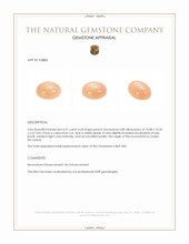 6.91 Ct. Cabochon Moonstone from Ceylon (Sri Lanka) Appraisal