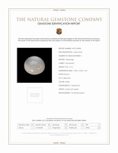 10.16 Ct. Cabochon Moonstone from Ceylon (Sri Lanka) Scan Report