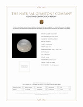 10.16 Ct. Cabochon Moonstone from Ceylon (Sri Lanka) Scan Report
