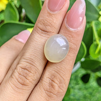 14.16 Ct. Cabochon Moonstone from Ceylon (Sri Lanka) Life Style