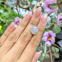 10.17 Ct. Cabochon Moonstone from Ceylon (Sri Lanka) Life Style