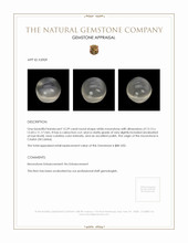 13.29 Ct. Cabochon Moonstone from Ceylon (Sri Lanka) Appraisal