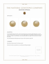 10.91 Ct. Cabochon Moonstone from Ceylon (Sri Lanka) Appraisal