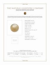 10.91 Ct. Cabochon Moonstone from Ceylon (Sri Lanka) Scan Report