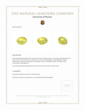 4.09 Ct. Cabochon Chrysoberyl from Madagascar Appraisal