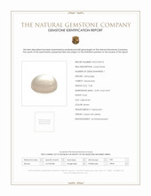 9.28 Ct. Cabochon Moonstone from Ceylon (Sri Lanka) Scan Report