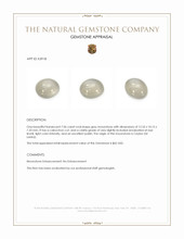 7.06 Ct. Cabochon Moonstone from Ceylon (Sri Lanka) Appraisal