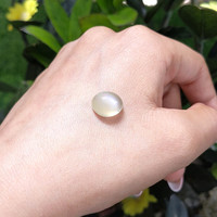 7.06 Ct. Cabochon Moonstone from Ceylon (Sri Lanka) Life Style
