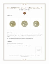 10.48 Ct. Cabochon Moonstone from Ceylon (Sri Lanka) Appraisal