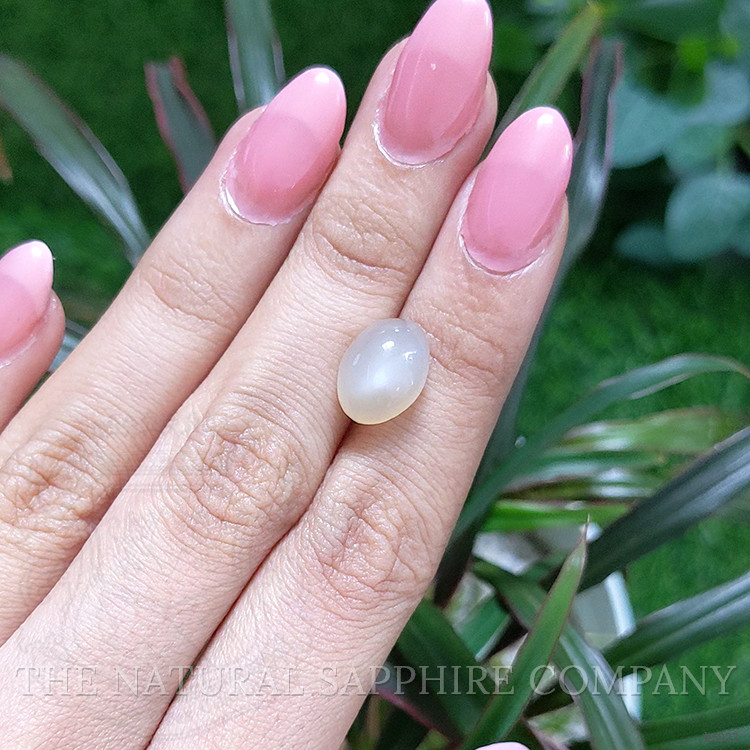 6.24 Ct. Cabochon Moonstone from Ceylon (Sri Lanka)