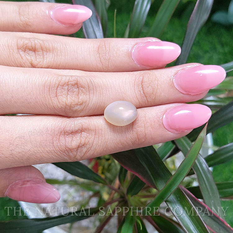 6.24 Ct. Cabochon Moonstone from Ceylon (Sri Lanka)