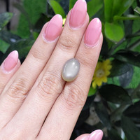 10.08 Ct. Cabochon Moonstone from Ceylon (Sri Lanka) Life Style