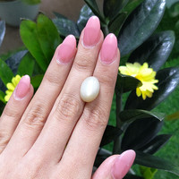 11.55 Ct. Cabochon Moonstone from Ceylon (Sri Lanka) Life Style