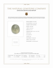 7.44 Ct. Grey Cabochon Moonstone from Ceylon (Sri Lanka) Scan Report