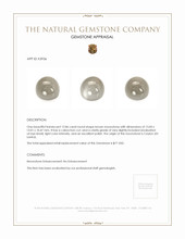 12.86 Ct. Grey Cabochon Moonstone from Ceylon (Sri Lanka) Appraisal