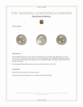 12.86 Ct. Cabochon Moonstone from Ceylon (Sri Lanka) Appraisal