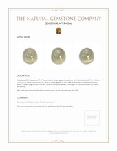 7.17 Ct. Grey Cabochon Moonstone from Ceylon (Sri Lanka) Appraisal