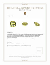 2.53 Ct. Chrysoberyl from Madagascar Appraisal