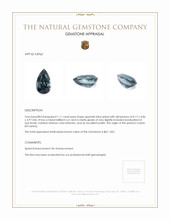 1.11 Ct. Spinel from Ceylon (Sri Lanka) Appraisal