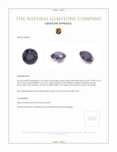 2.18 Ct. Spinel from Ceylon (Sri Lanka) Appraisal