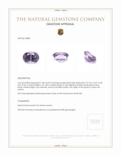 1.48 Ct. Spinel from Ceylon (Sri Lanka) Appraisal