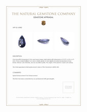 2.04 Ct. Spinel from Ceylon (Sri Lanka) Appraisal