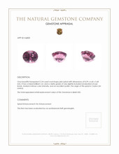 2.34 Ct. Spinel from Ceylon (Sri Lanka) Appraisal