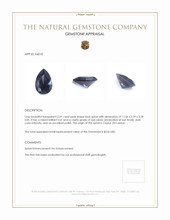 2.59 Ct. Spinel from Ceylon (Sri Lanka) Appraisal