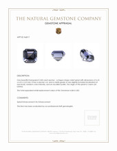 2.08 Ct. Spinel from Ceylon (Sri Lanka) Appraisal