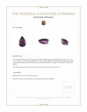3.07 Ct. Spinel from Ceylon (Sri Lanka) Appraisal