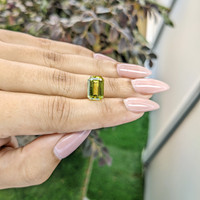 4.89 Ct. Chrysoberyl from Ceylon (Sri Lanka) Life Style