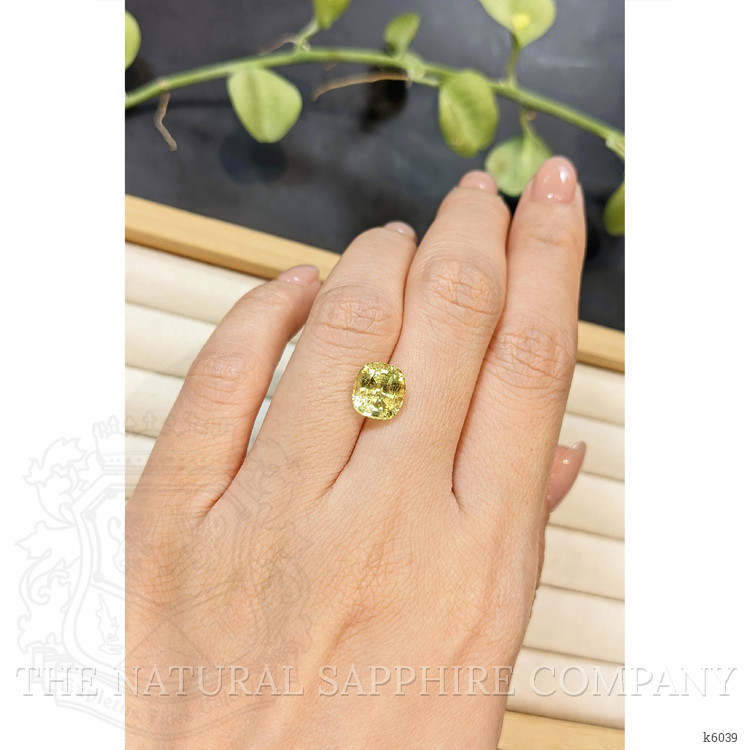 3.53 Ct. Yellow Mali Garnet from West Africa