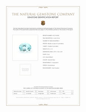 2.13 Ct. Paraiba Tourmaline from Mozambique Scan Report