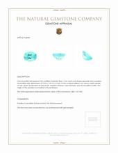 2.24 Ct. Paraiba Tourmaline from Mozambique Appraisal