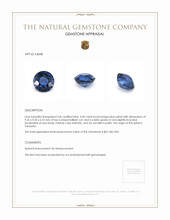 4.09 Ct. Spinel from Tanzania Appraisal