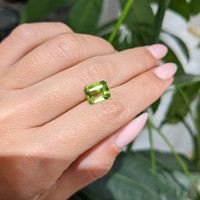 2.76 Ct. Peridot from Burma (Myanmar) Life Style
