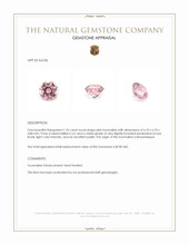 1.25 Ct. Tourmaline from Mozambique Appraisal