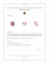 1.25 Ct. Tourmaline from Mozambique Appraisal