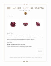 1.64 Ct. Rubellite Tourmaline from Mozambique Appraisal