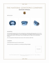 0.96 Ct. Cobalt Spinel from Vietnam Appraisal