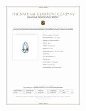 1.83 Ct. Blue Aquamarine from Mozambique Scan Report