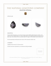 1.55 Ct. Taaffeite from Burma (Myanmar) Appraisal